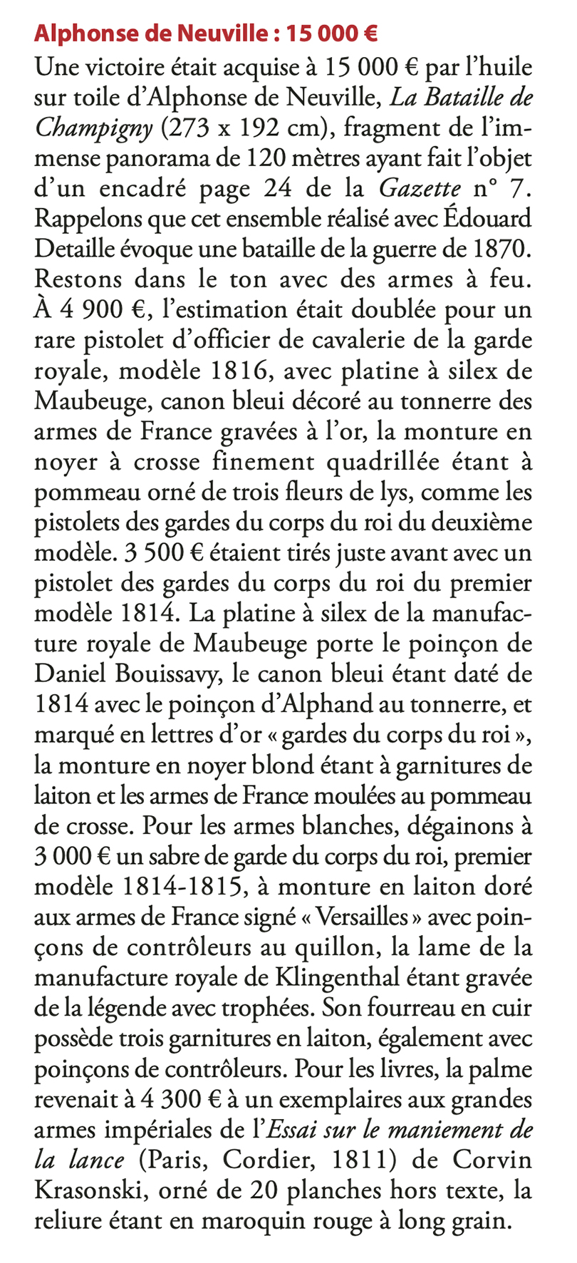 Alphonse de NEUVILLE Tessier & Sarrou et Associés